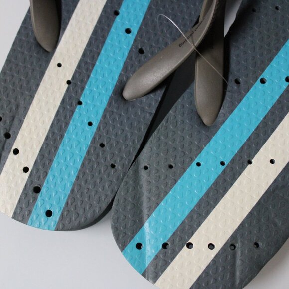 Showaflops Multicolor Slide Anti-Slip Shower Sandals Mens Black Size 11/12 NWT - Picture 3 of 8